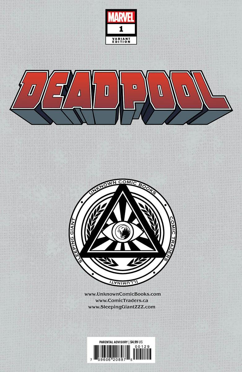 DEADPOOL #1 UNKNOWN COMICS STEPHEN SEGOVIA EXCLUSIVE VAR (04/03/2024) - LIGHTNING COMIX