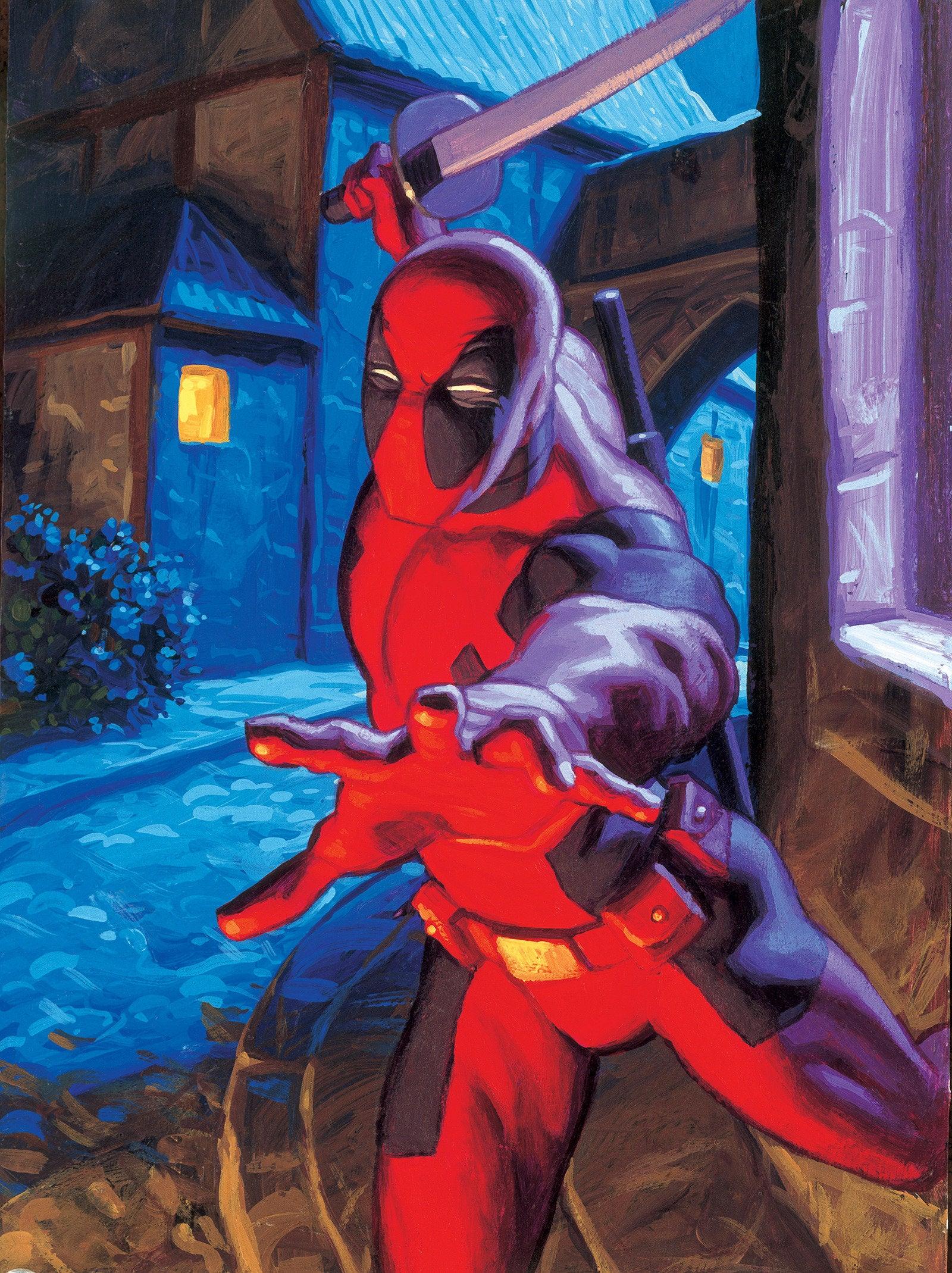 DEADPOOL #3 GREG AND TIM HILDEBRANDT DEADPOOL MARVEL MASTERPIECES III VIRGIN VARIANT (1:50) (6/12/2024) - LIGHTNING COMIX