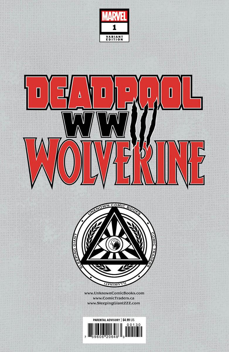 DEADPOOL & WOLVERINE: WWIII #1 UNKNOWN COMICS TYLER KIRKHAM EXCLUSIVE VIRGIN VAR (05/01/2024) - LIGHTNING COMIX