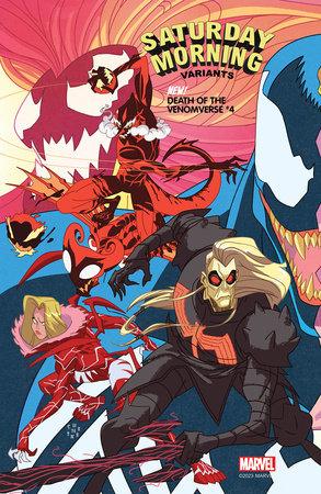 DEATH OF THE VENOMVERSE 4 SEAN GALLOWAY SATURDAY MORNING VARIANT (9/13/2023) - LIGHTNING COMIX