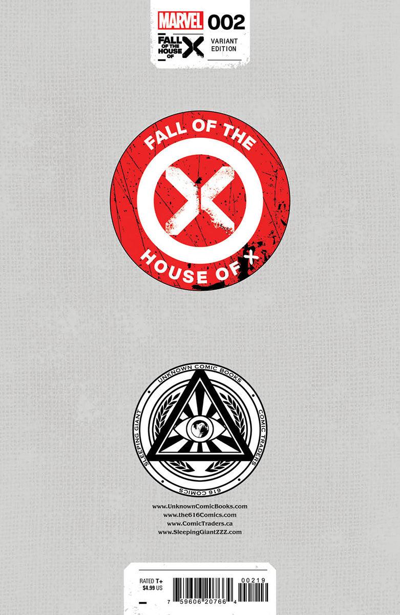 FALL OF THE HOUSE OF X 2 UNKNOWN COMICS BEN HARVEY EXCLUSIVE VAR [FHX] (02/14/2024) - LIGHTNING COMIX