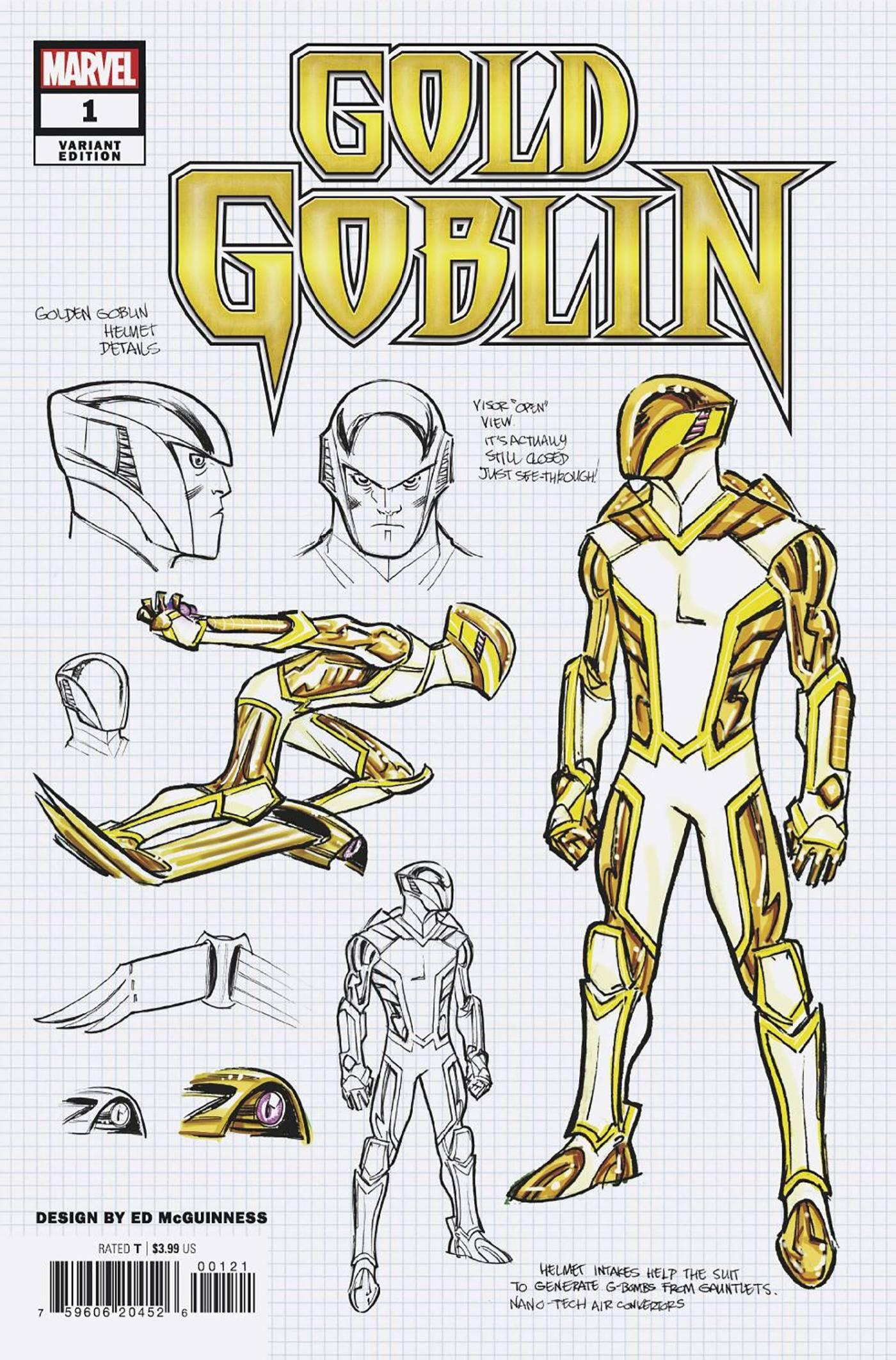 GOLD GOBLIN #1 - 1:25 INCENTIVE RATIO VARIANT - LIGHTNING COMIX