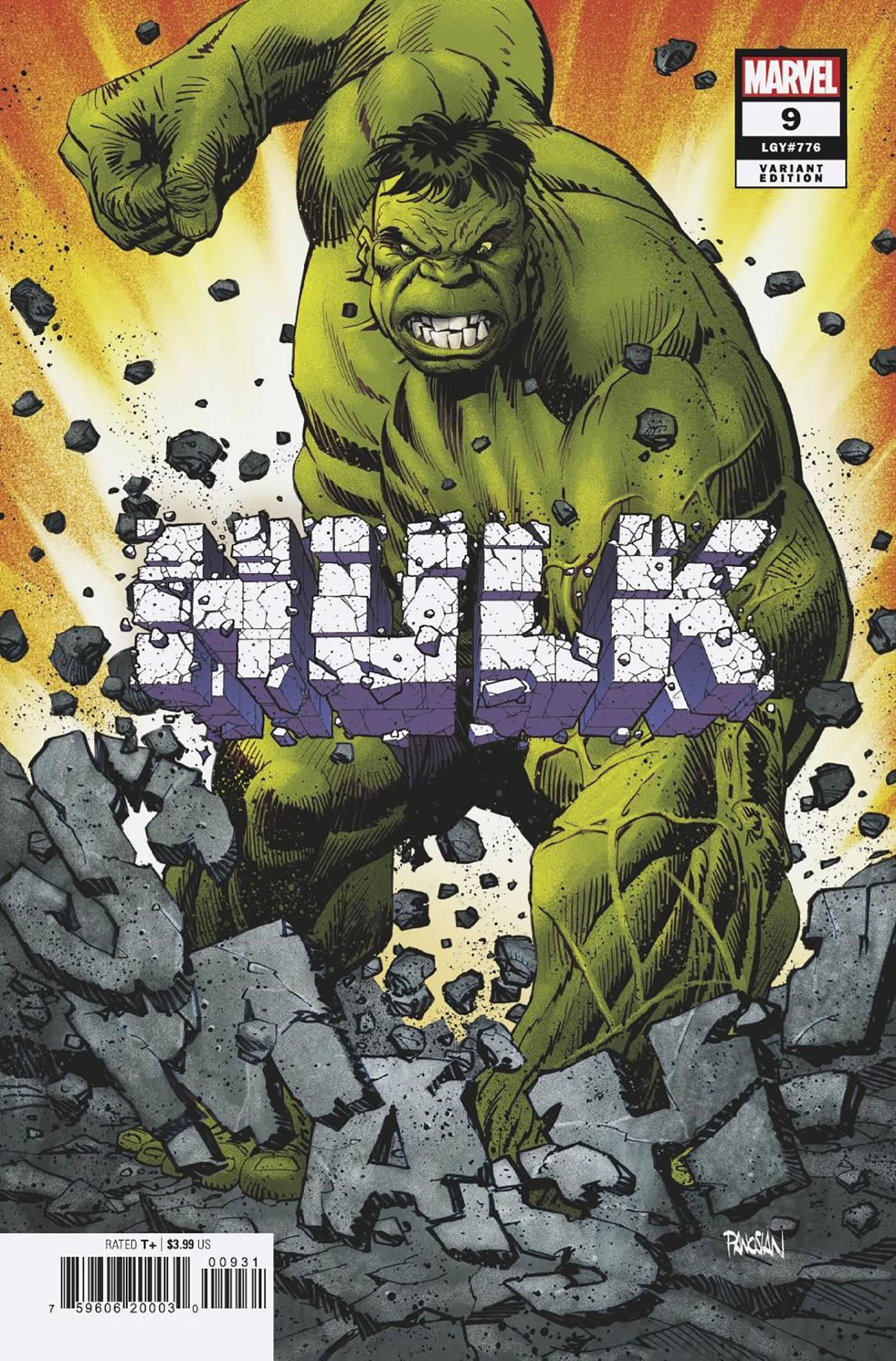 HULK #9 - 1:25 INCENTIVE RATIO VARIANT - LIGHTNING COMIX