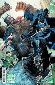 JUSTICE LEAGUE VS GODZILLA VS KONG #7 (OF 7) CVR B JIM LEE & SCOTT WILLIAMS CARD STOCK VAR (5/21/2024) - LIGHTNING COMIX