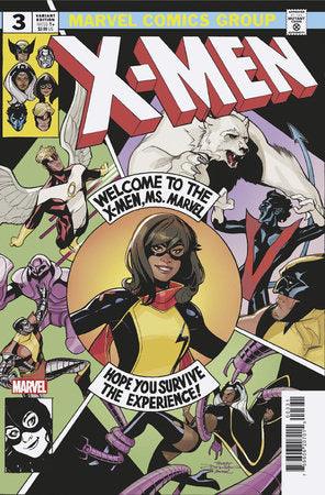 MS. MARVEL: THE NEW MUTANT 3 TERRY DODSON TEAM HOMAGE VARIANT (10/25/2023) - LIGHTNING COMIX