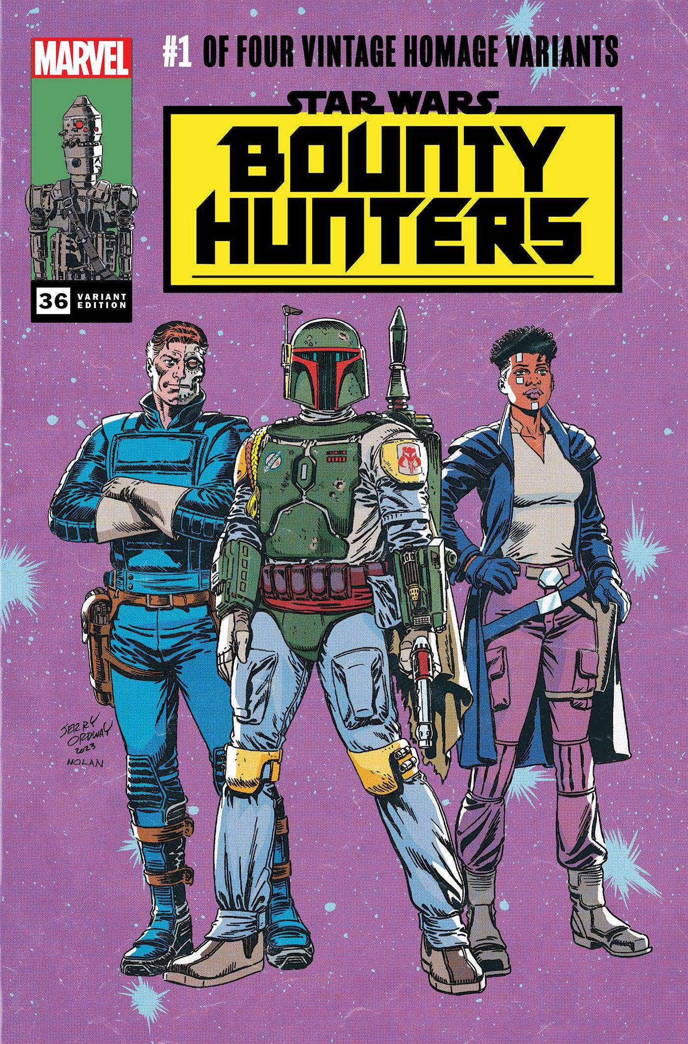 STAR WARS: BOUNTY HUNTERS 36 JERRY ORDWAY CLASSIC TRADE DRESS VARIANT RELEASE (7/12/2023) - LIGHTNING COMIX