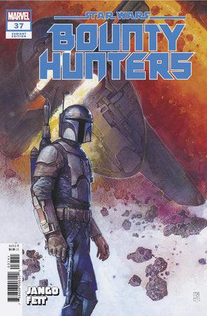 STAR WARS: BOUNTY HUNTERS 37 ALEX MALEEV JANGO FETT VARIANT [DD] (8/30/2023) - LIGHTNING COMIX