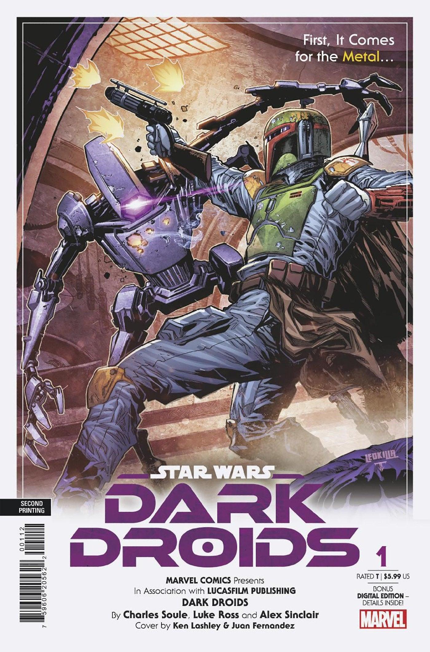 STAR WARS: DARK DROIDS 1 KEN LASHLEY 2ND PRINTING VARIANT [DD] Release Date 8/16/2023 - LIGHTNING COMIX