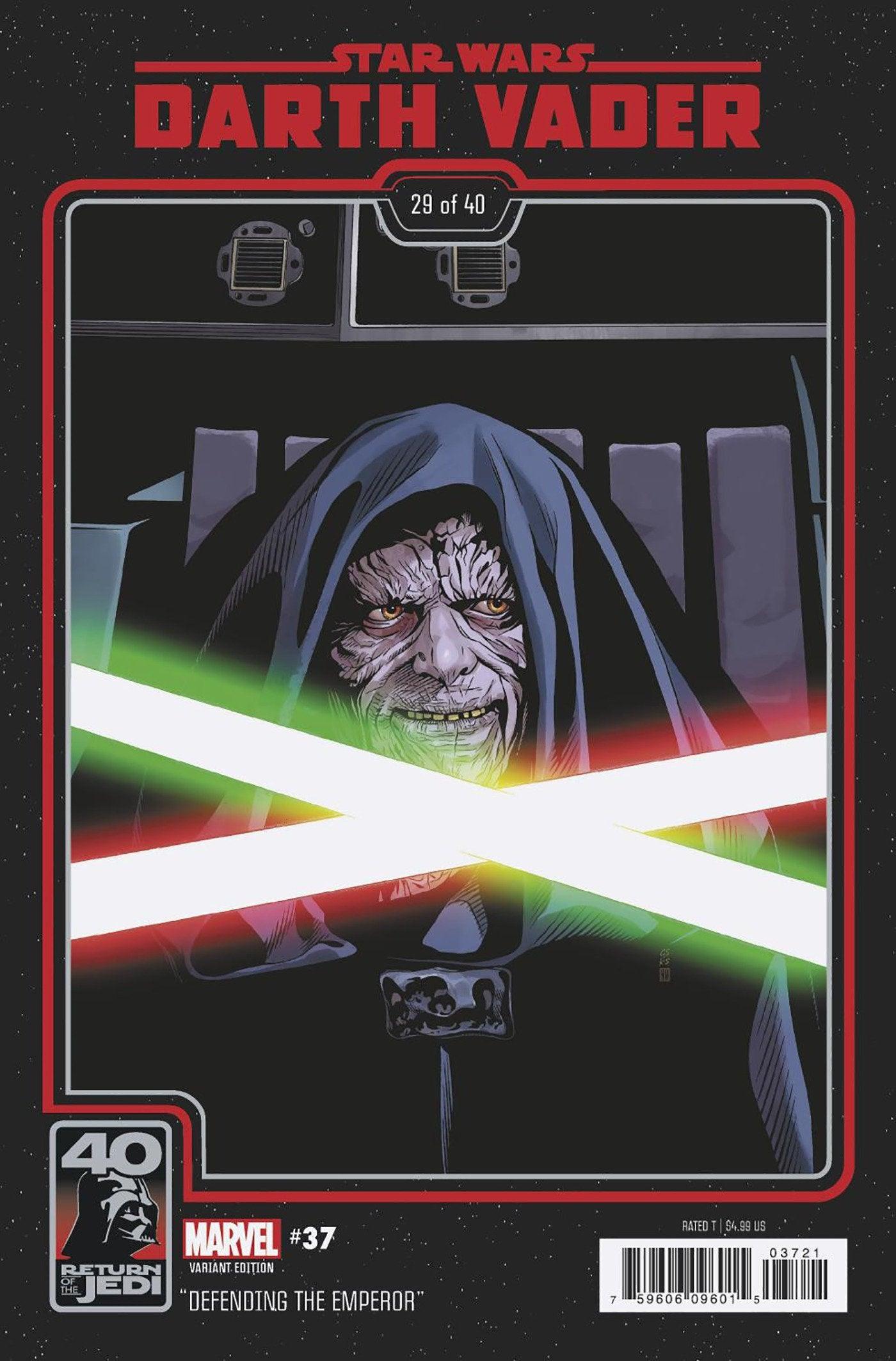 STAR WARS: DARTH VADER 37 CHRIS SPROUSE RETURN OF THE JEDI 40TH ANNIVERSARY VARIANT [DD] Release Date 8/16/2023 - LIGHTNING COMIX