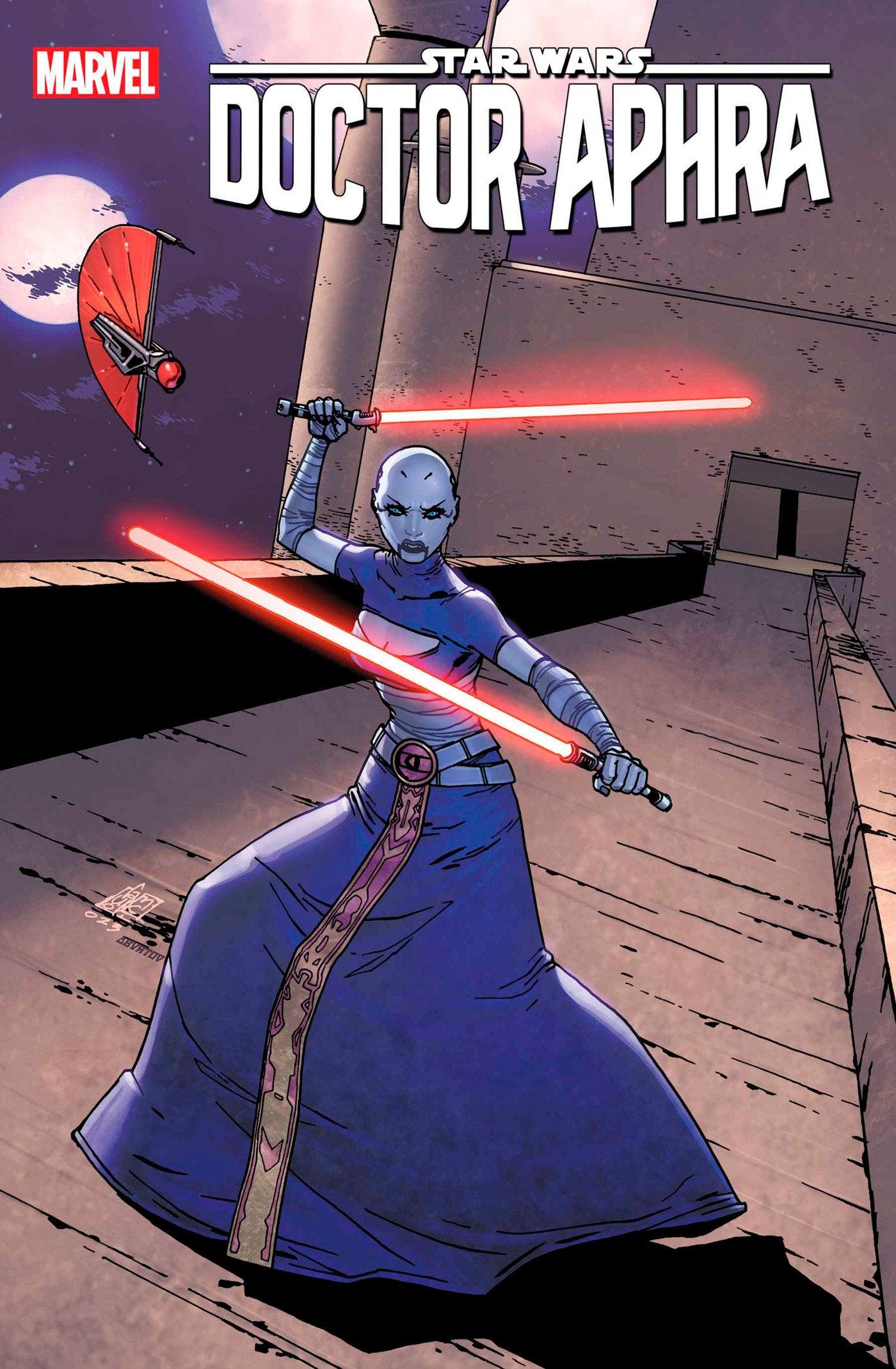 STAR WARS: DOCTOR APHRA 35 GIUSEPPE CAMUNCOLI ASAJJ VENTRESS STAR WARS: CLONE WARS 15TH ANNIVERSARY VARIANT (8/23/23) - LIGHTNING COMIX