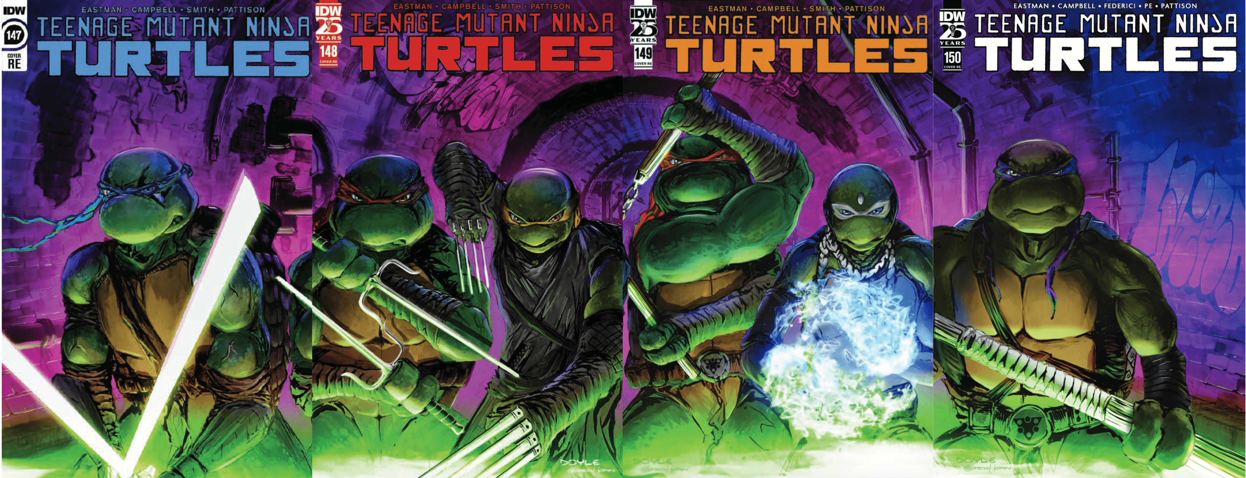 Teenage Mutant Ninja Turtles #147-150 - Lightning Comix Exclusive - Trade Bundle - LIGHTNING COMIX