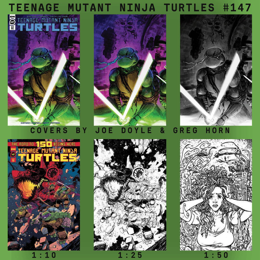 Teenage Mutant Ninja Turtles #147 - Lightning Comix Exclusive and Incentive Bundle - LIGHTNING COMIX