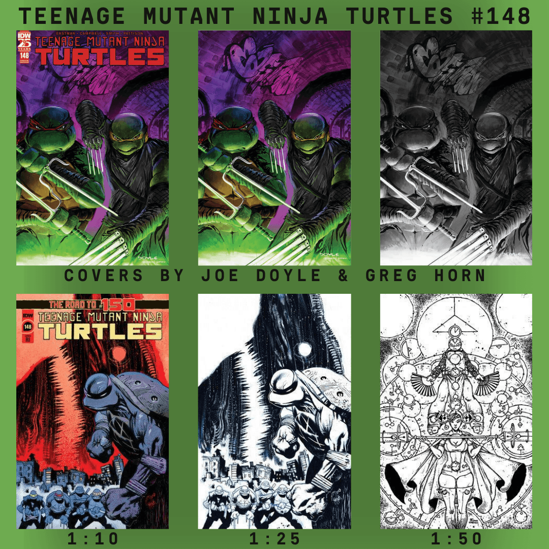 Teenage Mutant Ninja Turtles #148 - Lightning Comix Exclusive and Incentive Bundle - LIGHTNING COMIX