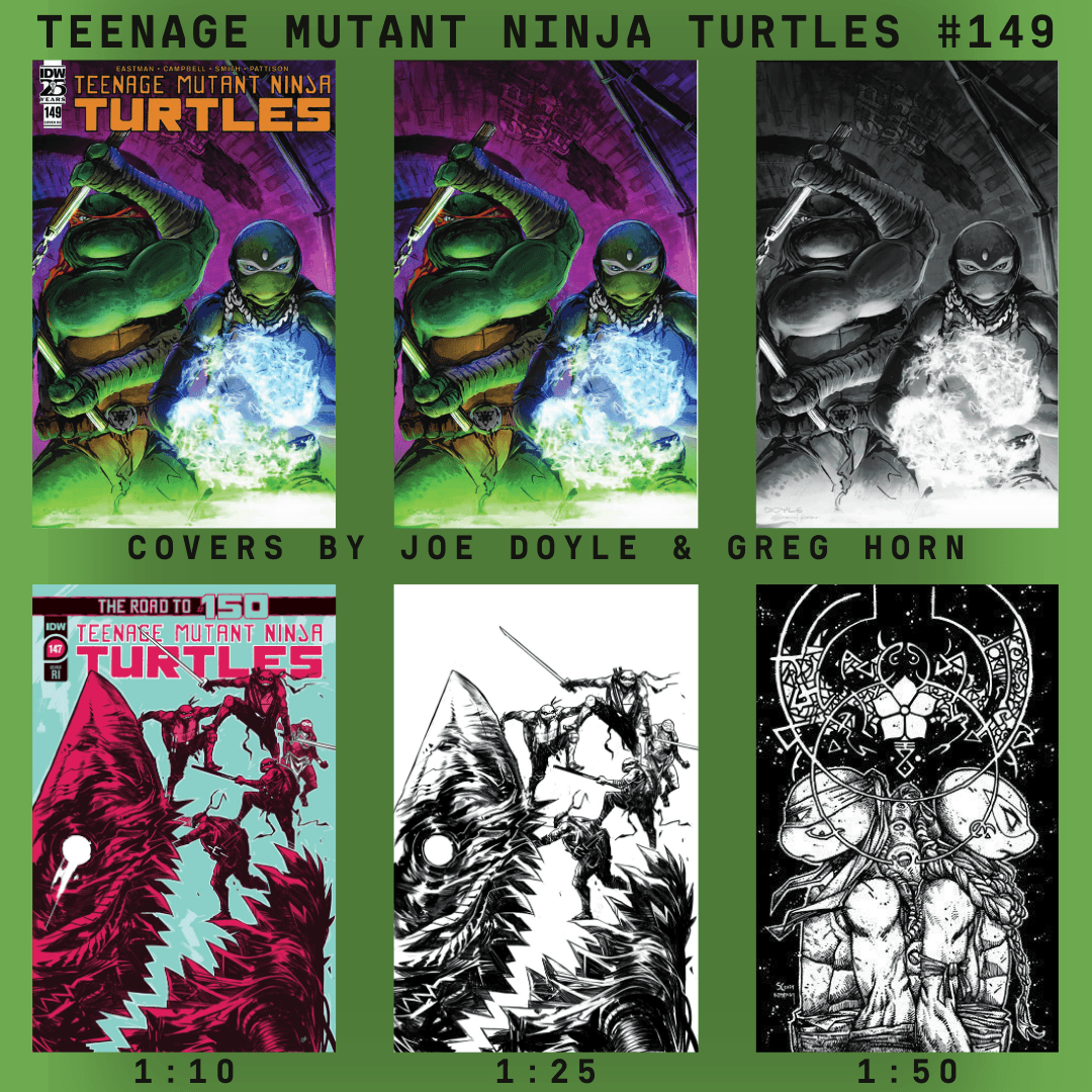 Teenage Mutant Ninja Turtles #149 - Lightning Comix Exclusive and Incentive Bundle - LIGHTNING COMIX