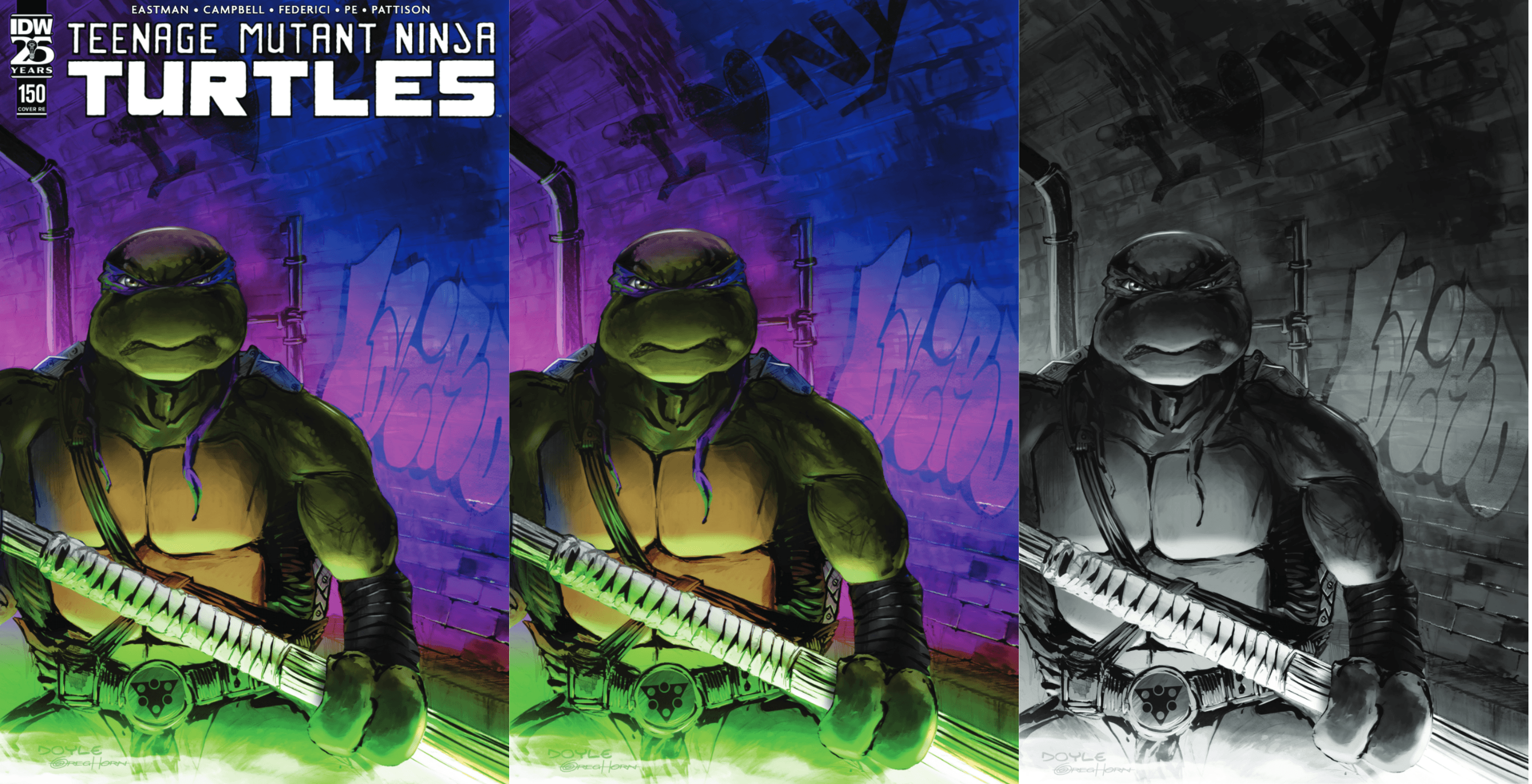 Teenage Mutant Ninja Turtles #150 - Lightning Comix Exclusive - Trio Bundle - LIGHTNING COMIX
