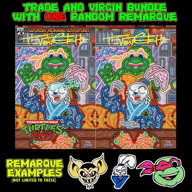 Teenage Mutant Ninja Turtles/Usagi Yojimbo: Saturday Morning Adventures - Trade and Virgin Bundle (FREE REMARK)