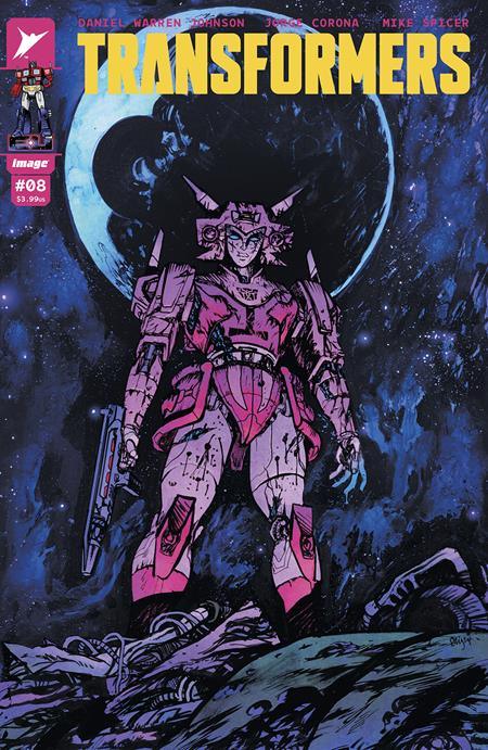 TRANSFORMERS #8 CVR A DANIEL WARREN JOHNSON & MIKE SPICER (5/8/2024) - LIGHTNING COMIX