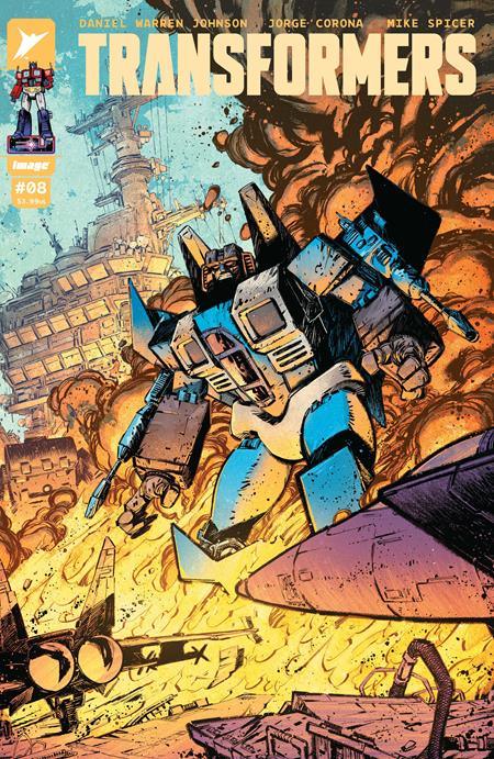 TRANSFORMERS #8 CVR B JORGE CORONA & MIKE SPICER VAR (5/8/2024) - LIGHTNING COMIX