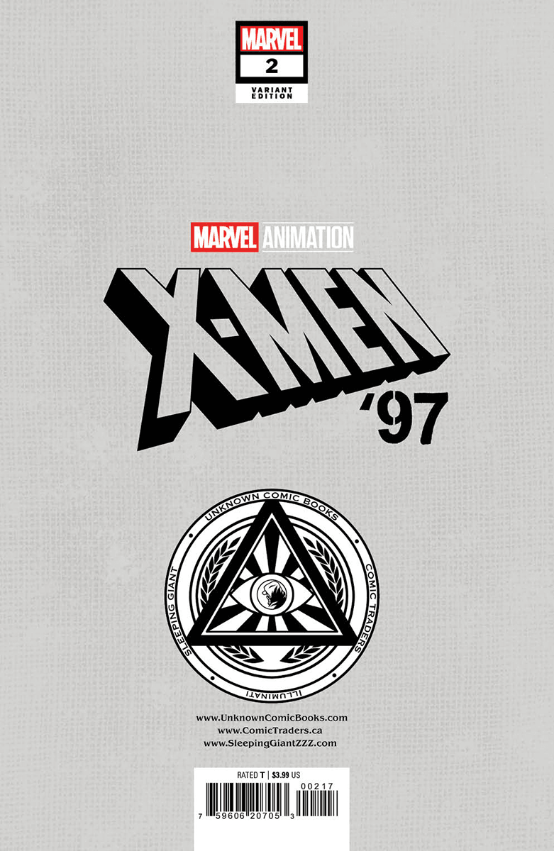 X-MEN '97 #2 UNKNOWN COMICS TYLER KIRKHAM EXCLUSIVE VAR (04/10/2024) - LIGHTNING COMIX