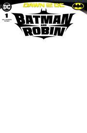 BATMAN AND ROBIN #1 CVR D BLANK CARD STOCK VAR - LIGHTNING COMIX