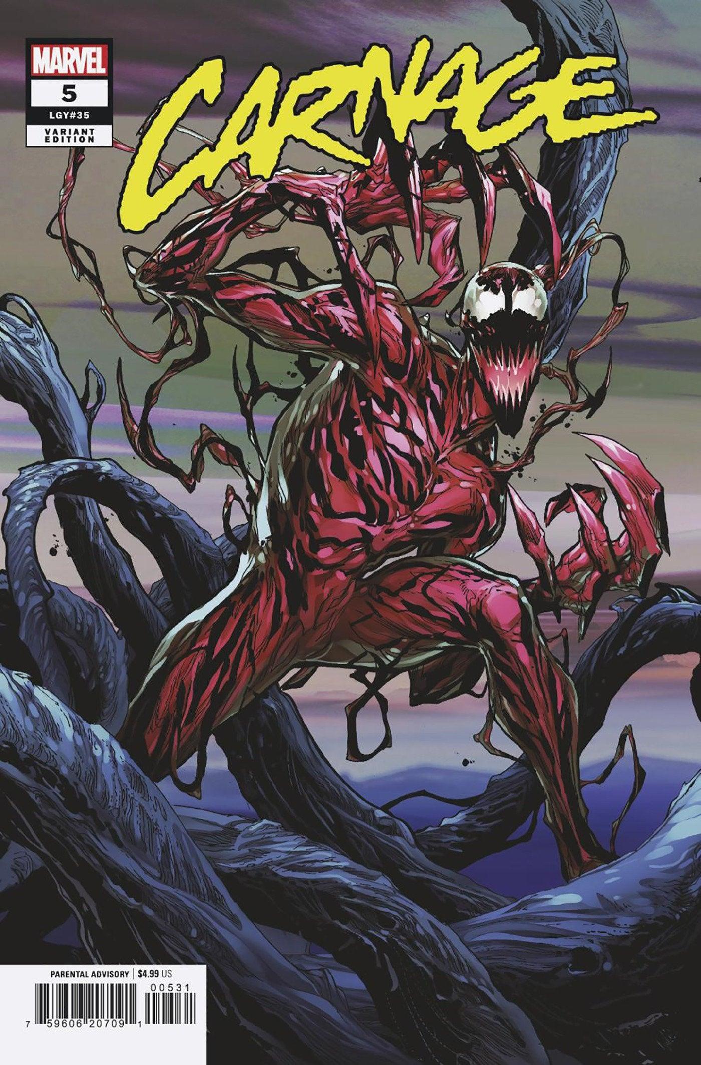 CARNAGE #5 KEN LASHLEY CONNECTING VARIANT (3/13/2024) - LIGHTNING COMIX