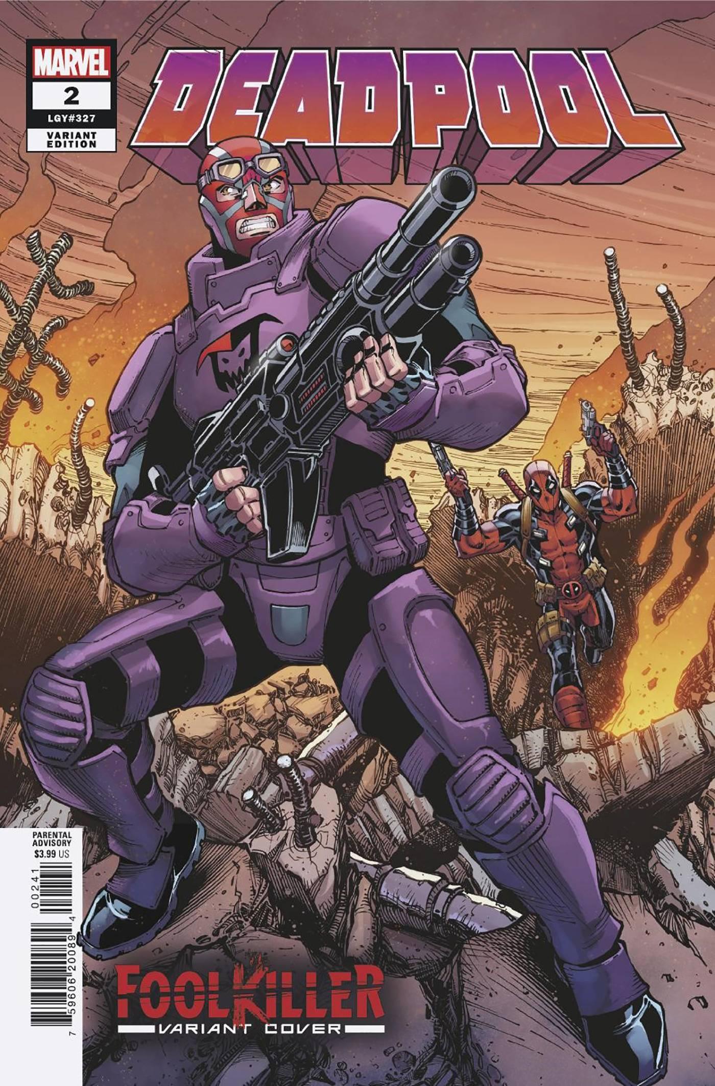 DEADPOOL #2 NAUCK FOOLKILLER VAR - LIGHTNING COMIX