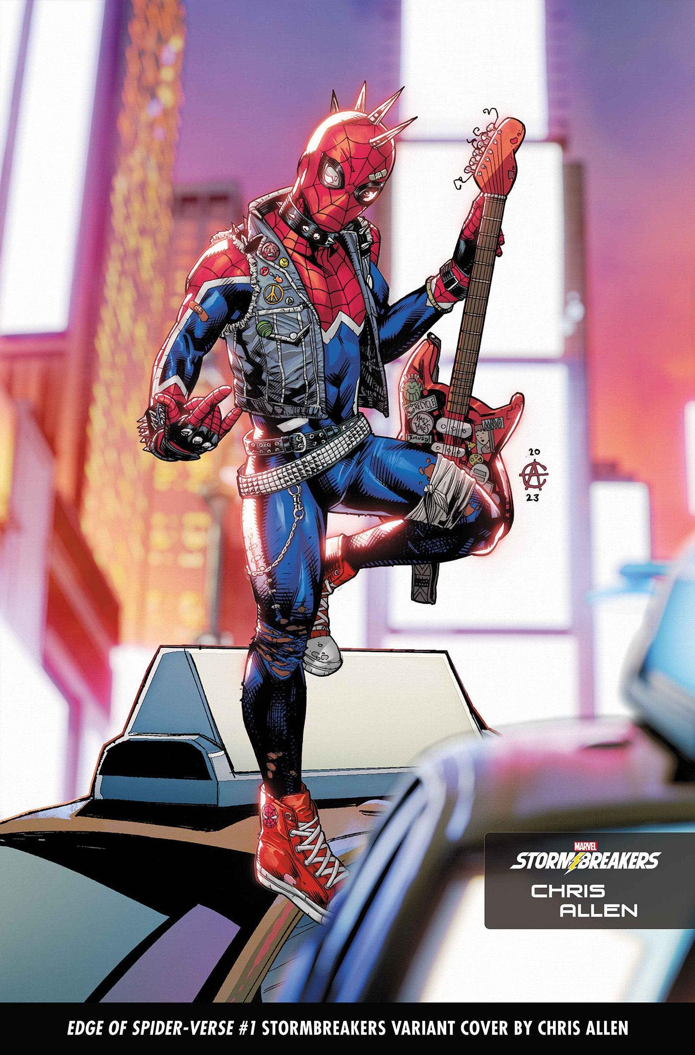 EDGE OF SPIDER-VERSE 1 CHRIS ALLEN STORMBREAKERS VARIANT (2/21/2024) - LIGHTNING COMIX