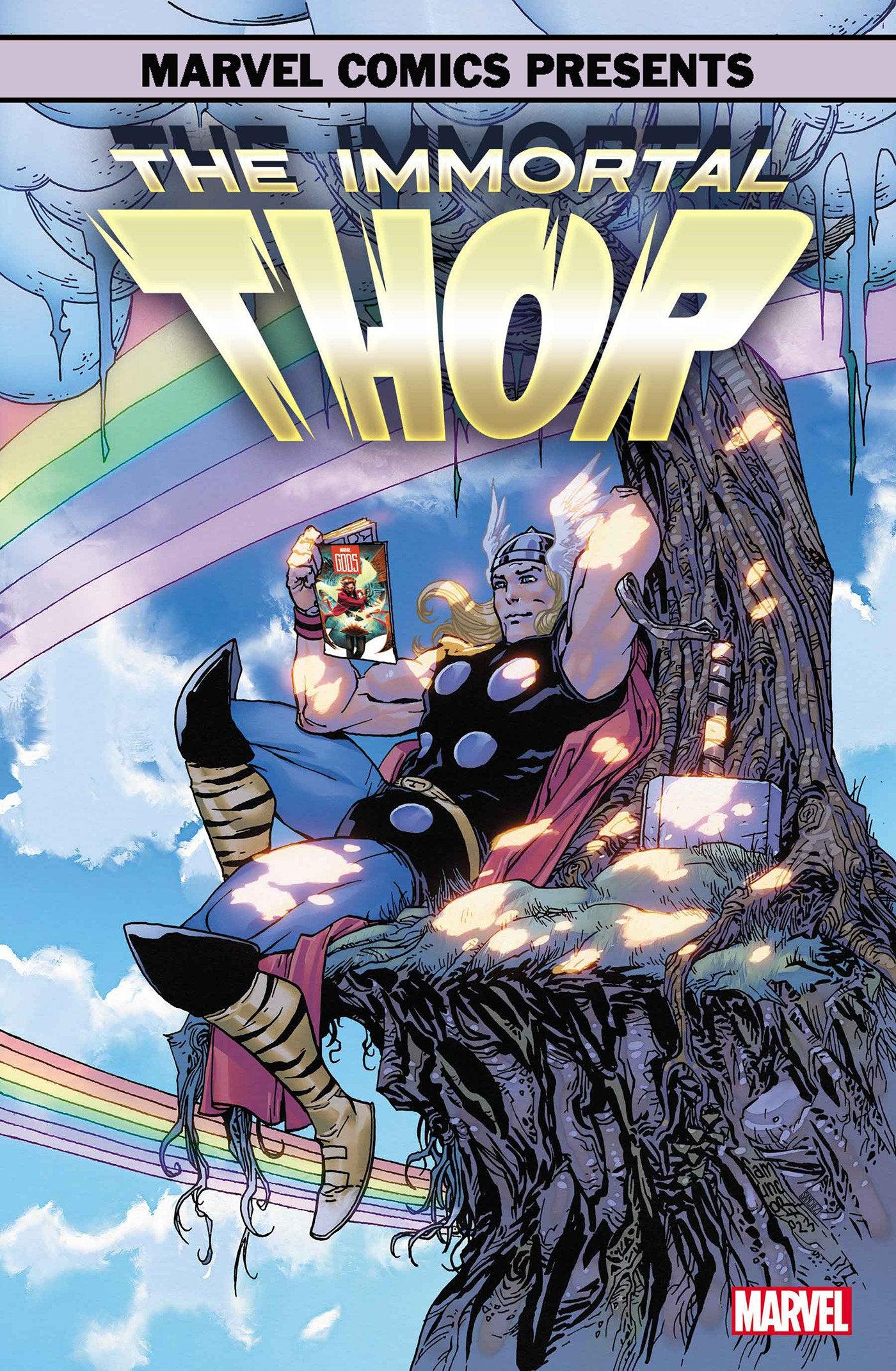 IMMORTAL THOR 3 GIUSEPPE CAMUNCOLI MARVEL COMICS PRESENTS VARIANT (10/25/23) - LIGHTNING COMIX