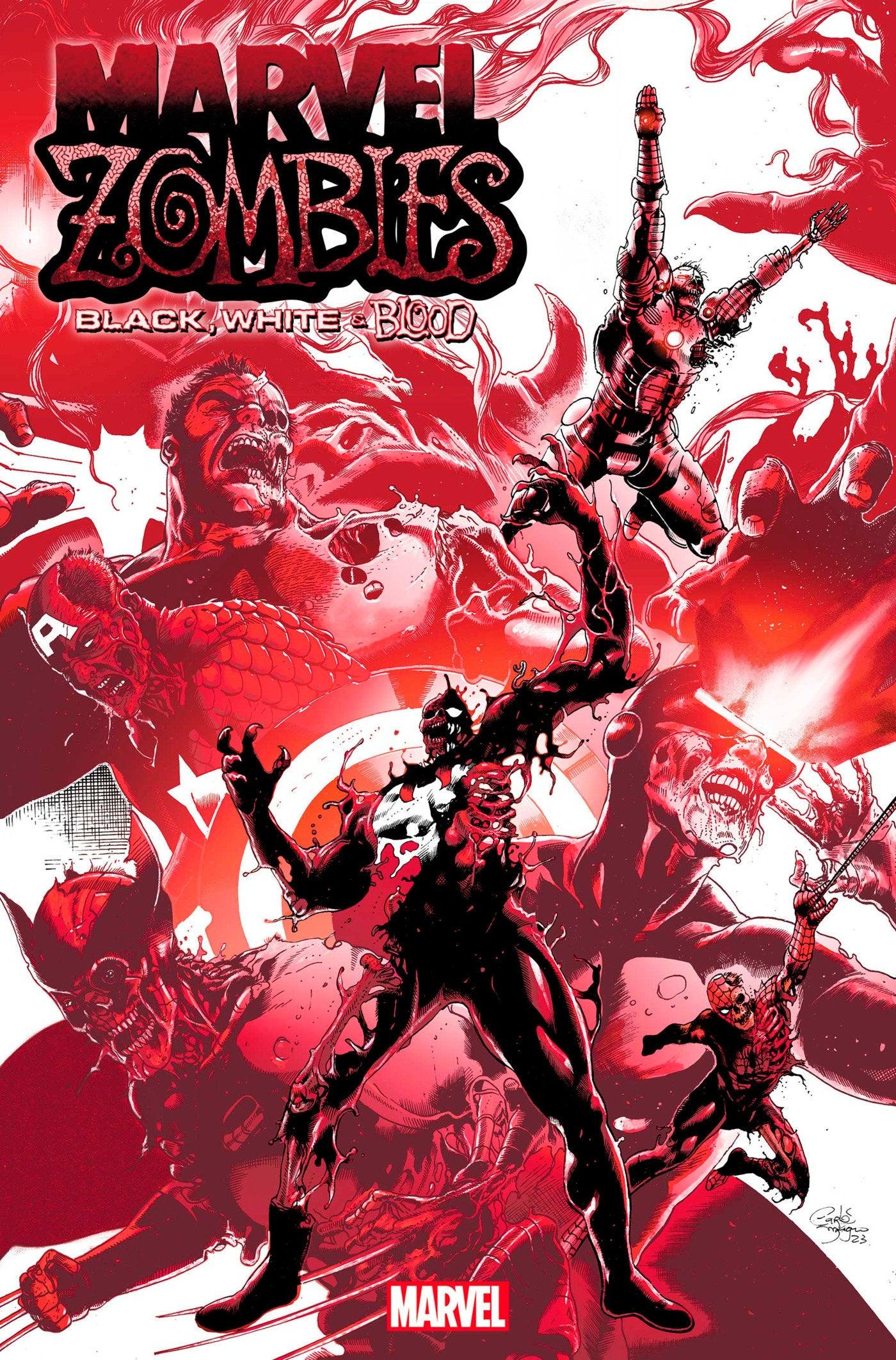 MARVEL ZOMBIES: BLACK, WHITE & BLOOD 1 CARLOS MAGNO HOMAGE VARIANT [1:10] (10/25/23) - LIGHTNING COMIX