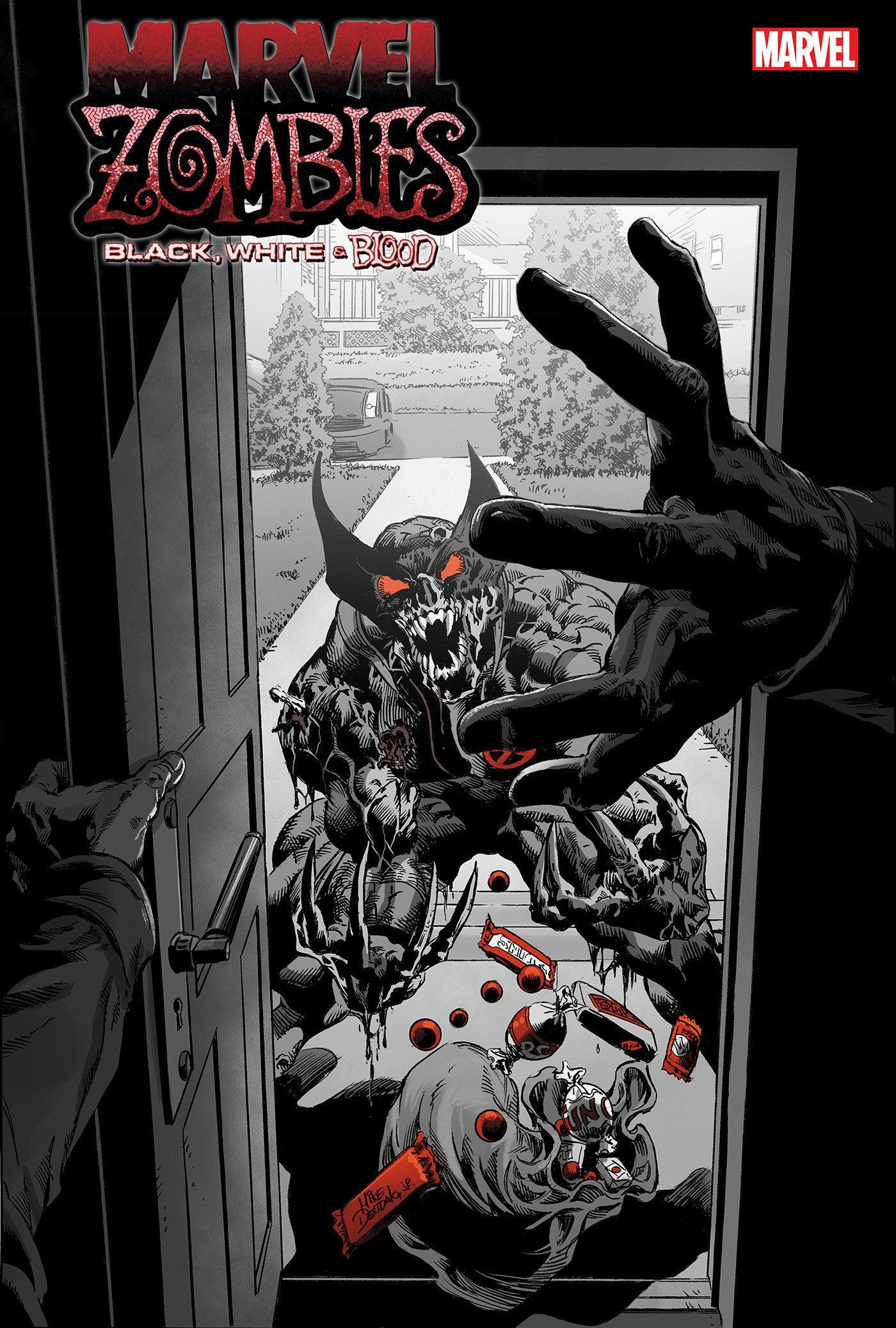 MARVEL ZOMBIES: BLACK, WHITE & BLOOD 1 MIKE DEODATO UNEARTHED VARIANT [1:50] (10/25/23) - LIGHTNING COMIX