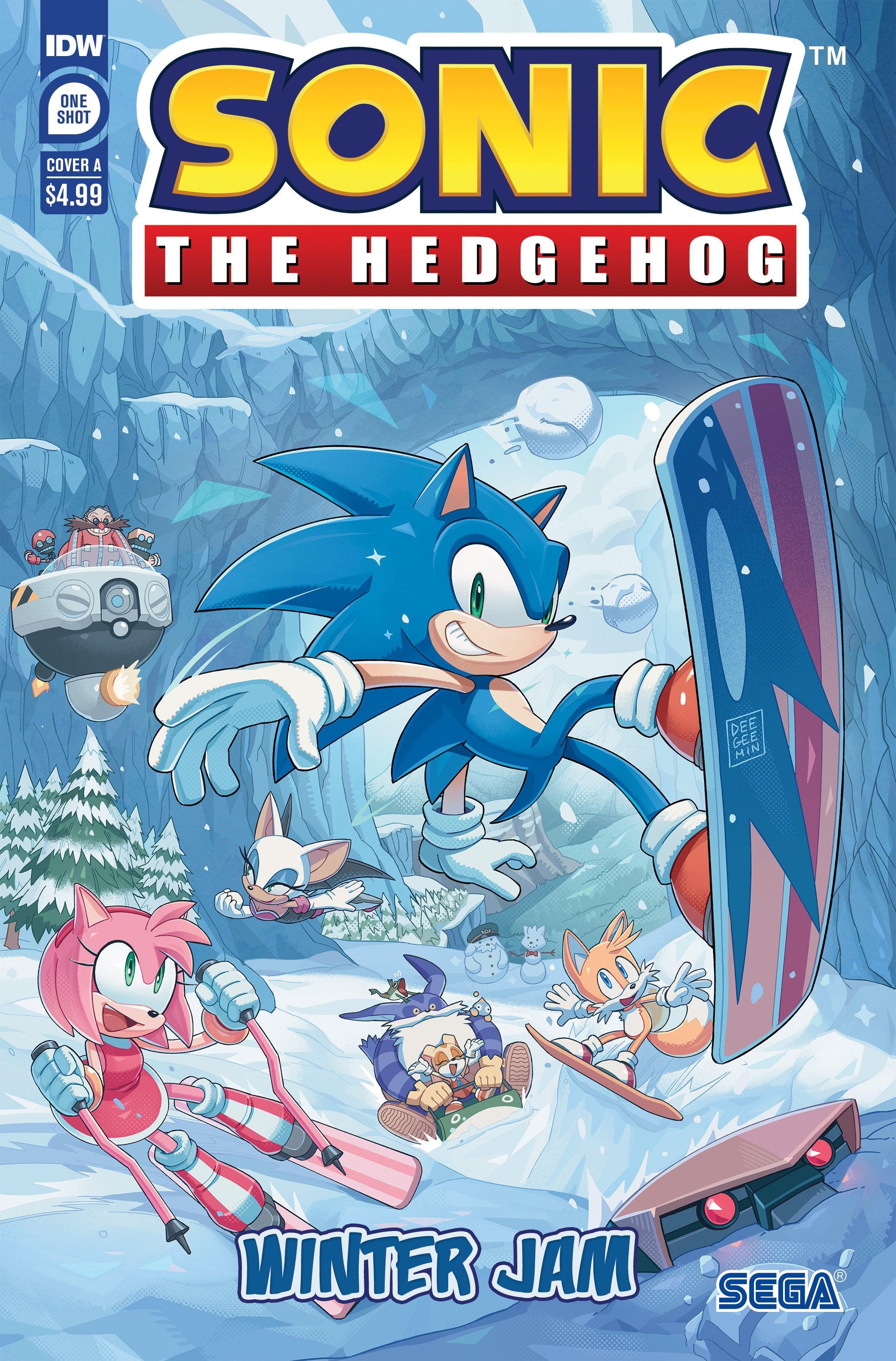 Sonic the Hedgehog: Winter Jam Cover A (Kim) (12/13/2023) - LIGHTNING COMIX