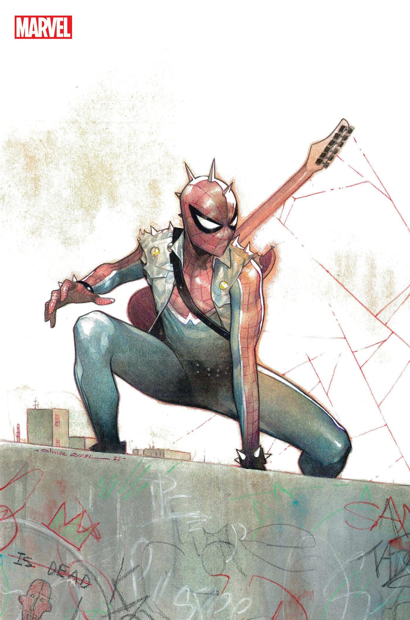 SPIDER-PUNK: ARMS RACE 1 OLIVIER COIPEL VIRGIN VARIANT 1:100 (2/28/2024) - LIGHTNING COMIX