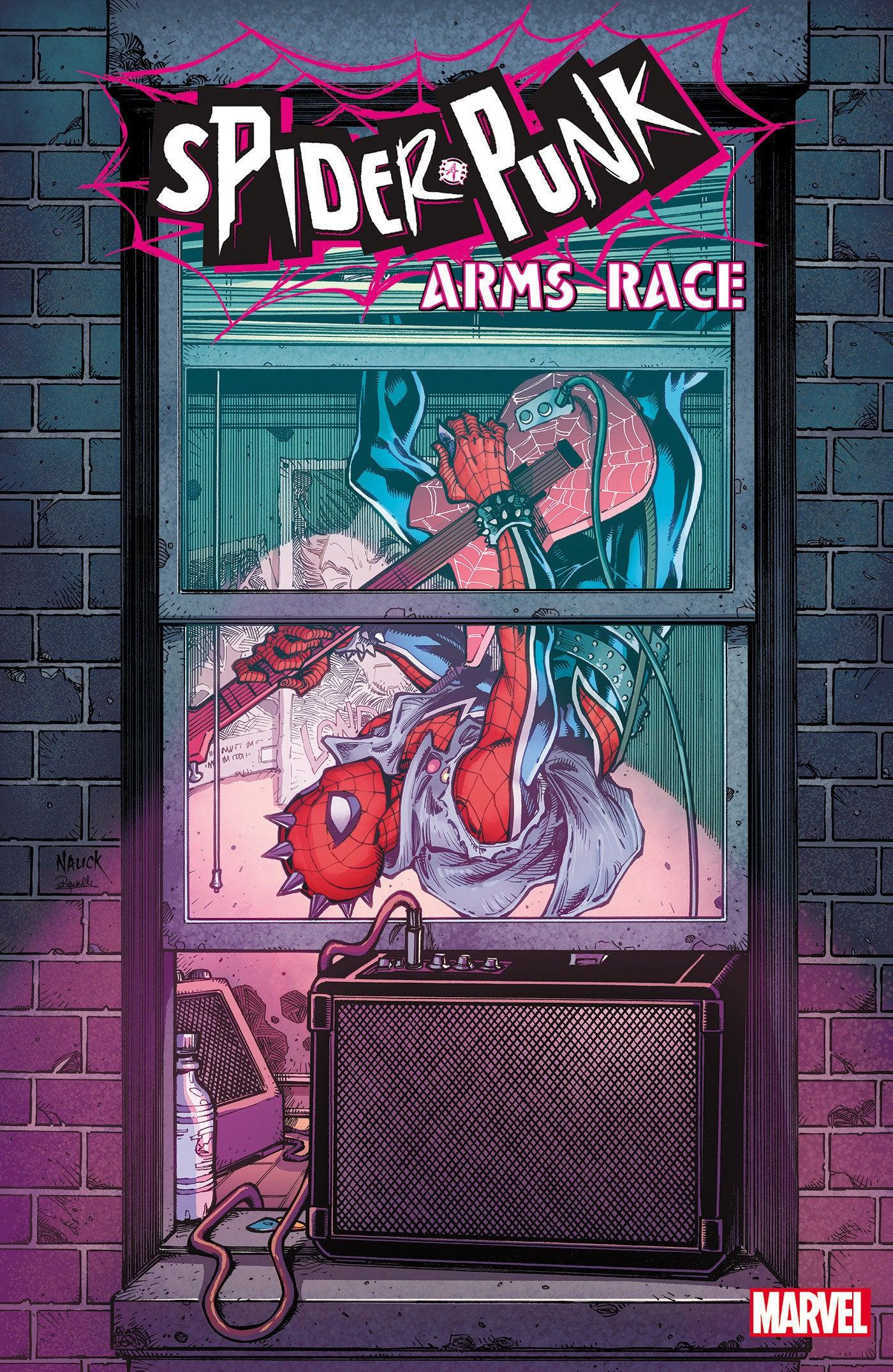 SPIDER-PUNK: ARMS RACE 1 TODD NAUCK WINDOWSHADES VARIANT (2/28/2024) - LIGHTNING COMIX