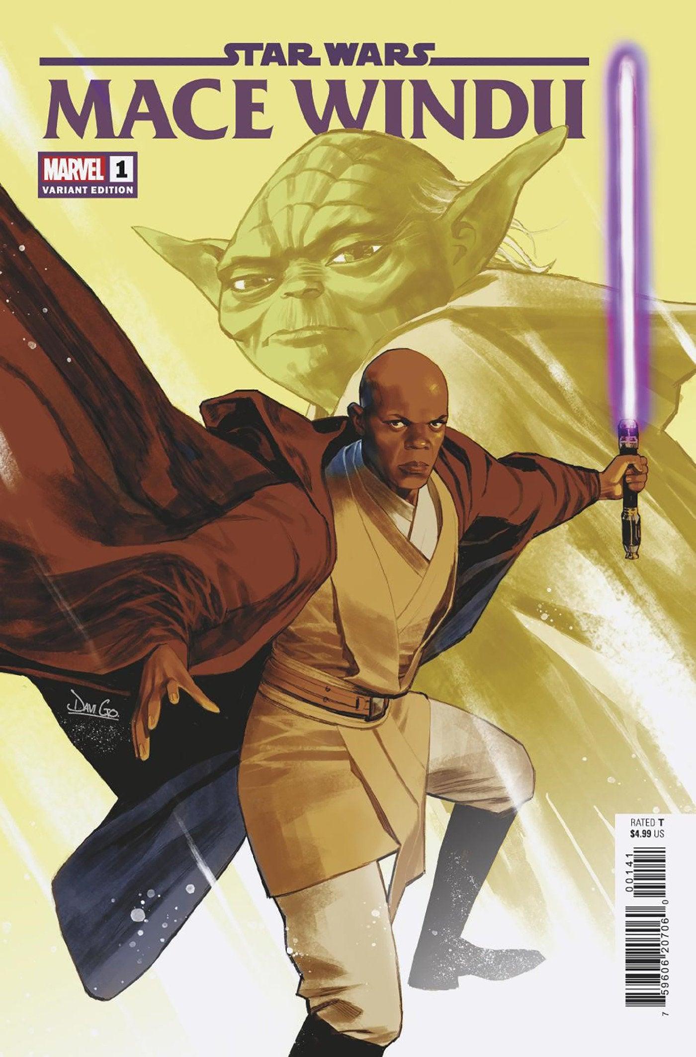 STAR WARS: MACE WINDU 1 DAVI GO VARIANT (2/7/2024) - LIGHTNING COMIX