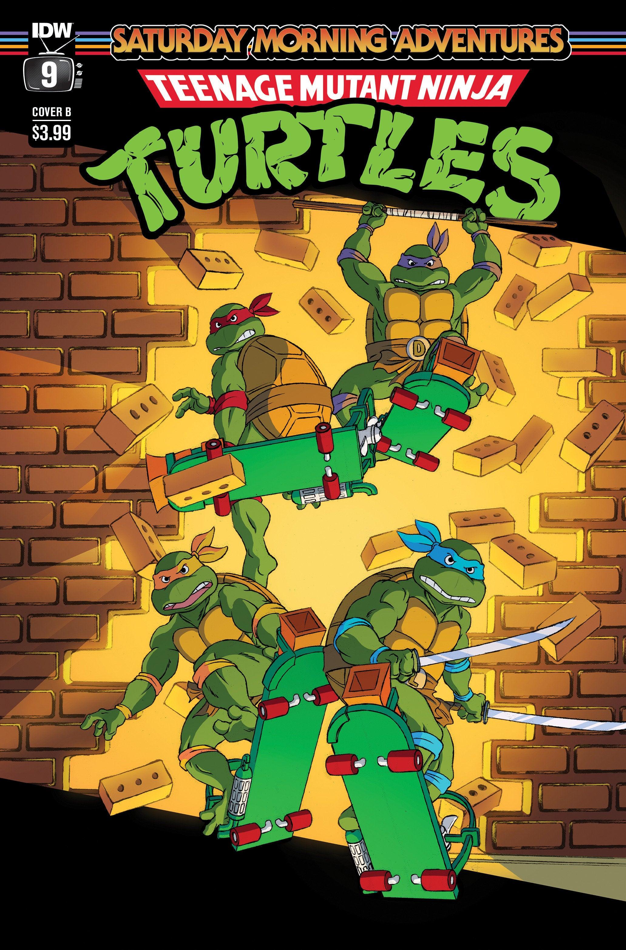 Teenage Mutant Ninja Turtles: Saturday Morning Adventures #9 Variant B (Schoening) (1/10/2024) - LIGHTNING COMIX