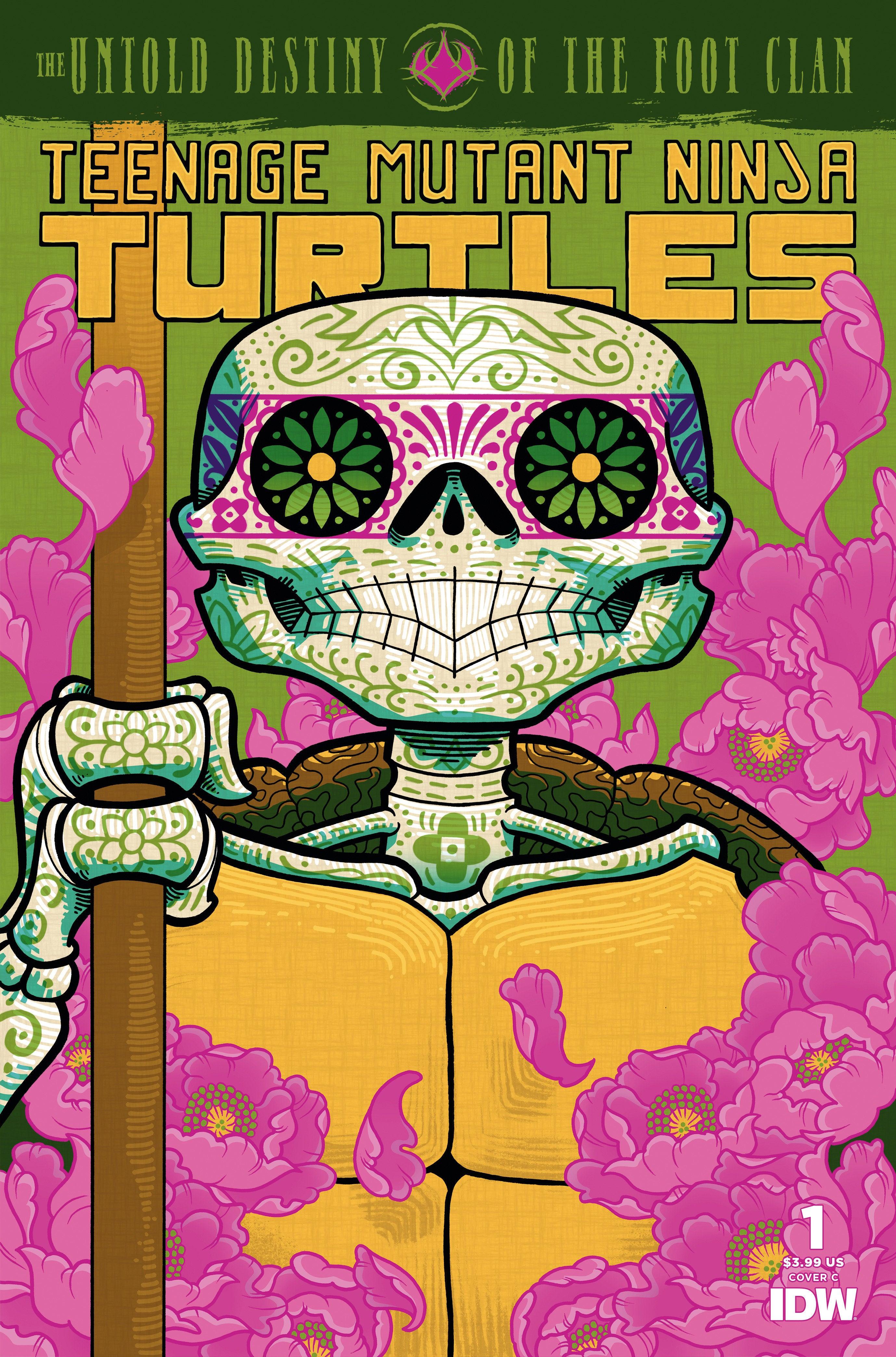 Teenage Mutant Ninja Turtles: The Untold Destiny of the Foot Clan #1 Variant C (Día de los Muertos) (3/20/2024) - LIGHTNING COMIX