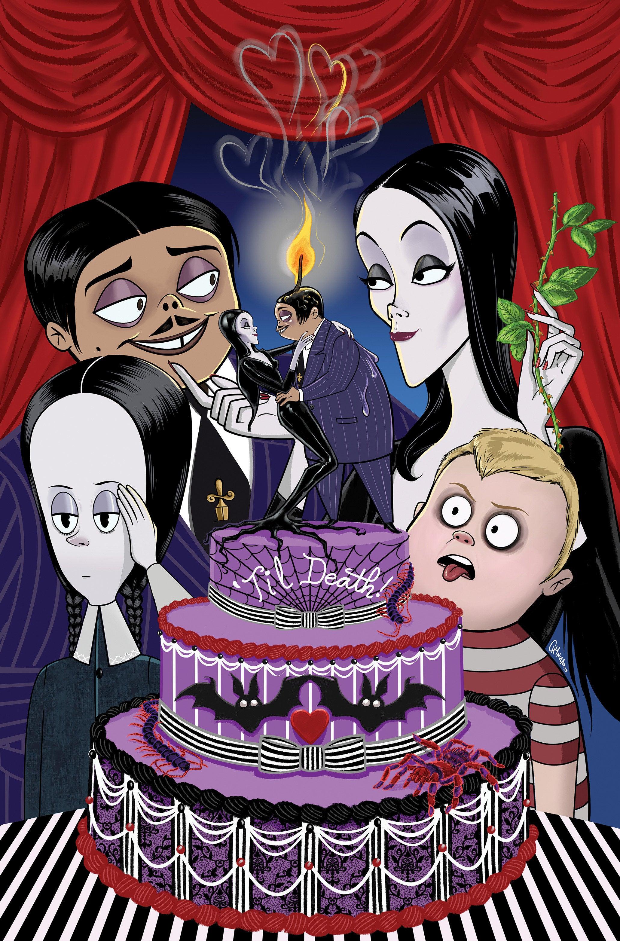 The Addams Family: Charlatan's Web #1 Variant RI (10) (Clugston Flores Full Art) (11/22/2023) - LIGHTNING COMIX