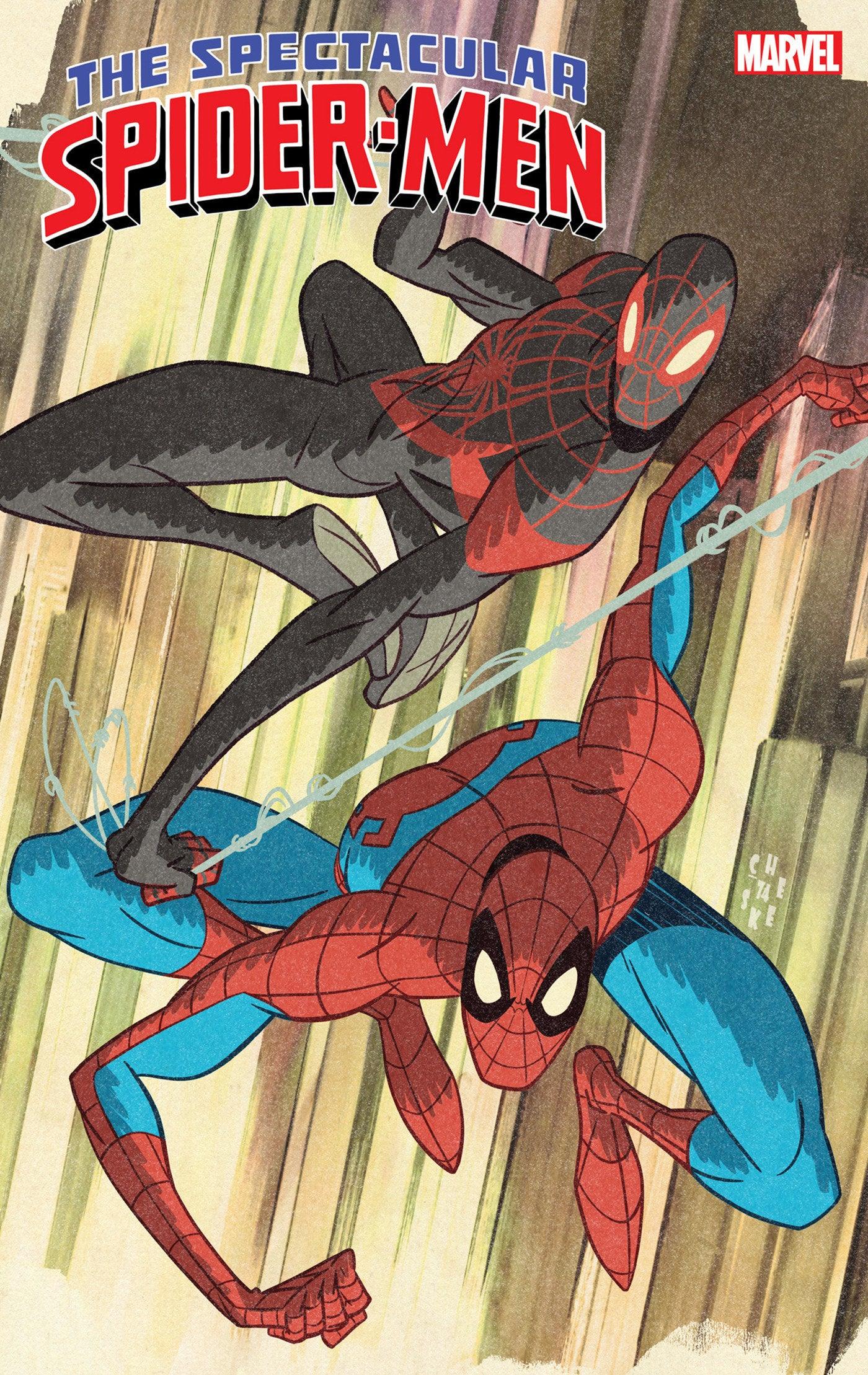 THE SPECTACULAR SPIDER-MEN 1 SEAN GALLOWAY VARIANT (3/6/2024) - LIGHTNING COMIX